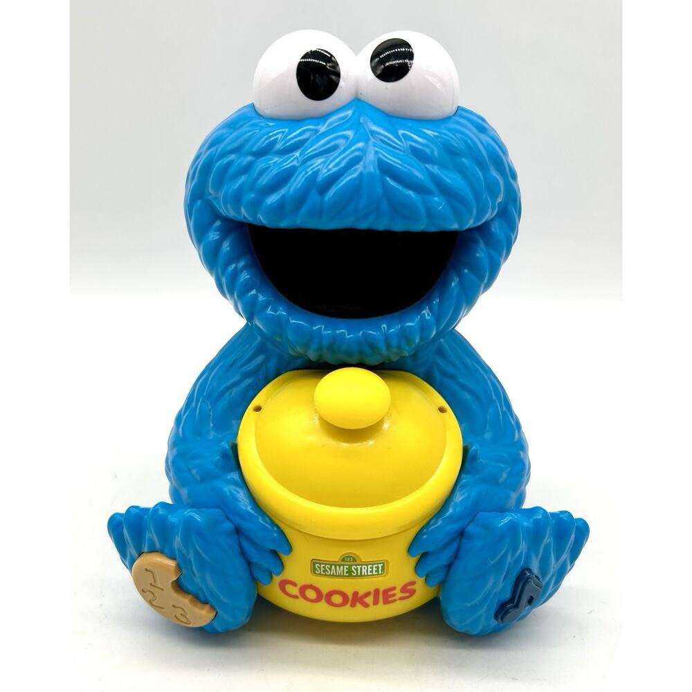 Sesame Street Cookie Monster's Counting Jar Activity Toy 6 Cookies Working - Picture 6 of 13